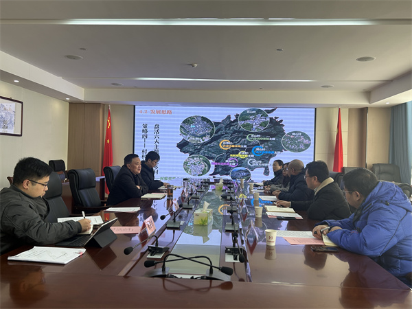 12月19日，安徽寶坤文旅集團(tuán)赴徽投集團(tuán)調(diào)研石潭村精品示范村建設(shè)運營情況，洪董，吳書記陪同調(diào)研。.jpg
