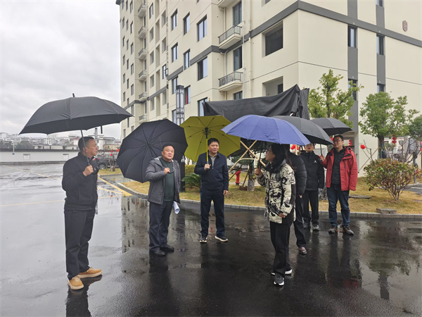 2月20日，洪董陪同詹凱縣長一行調(diào)研七川安置區(qū).jpg